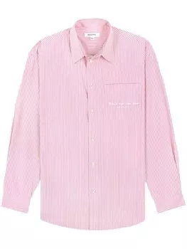 Sporty & Rich hotel du Cap-вышитая рубашка, розовый