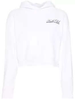 Sporty & Rich худи с логотипом, белый