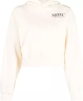 Sporty & Rich худи с логотипом, нейтральный цвет
