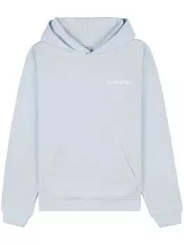 Sporty & Rich худи с принтом Eat More Veggies, синий