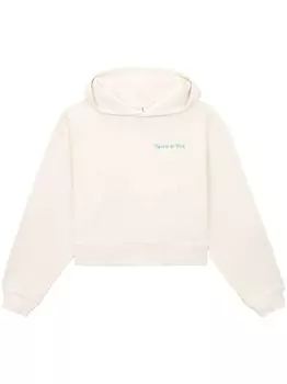 Sporty & Rich худи Tennis Club с логотипом, нейтральный цвет