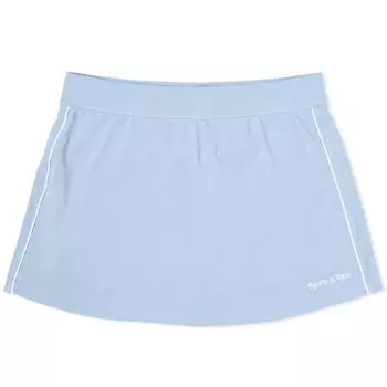 Sporty & Rich Юбка-корсет с логотипом с засечками