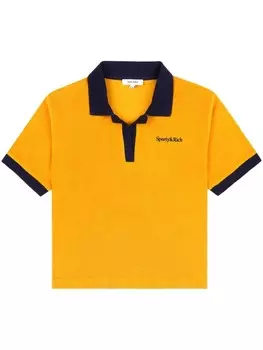 Sporty & Rich рубашка поло Serif, желтый
