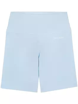 Sporty & Rich шорты с эластичным поясом и логотипом, синий