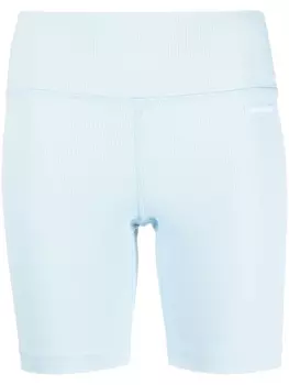 Sporty & Rich шорты с нашивкой-логотипом, синий