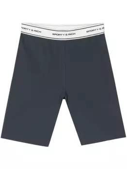 Sporty & Rich шорты SR Bold Biker, синий