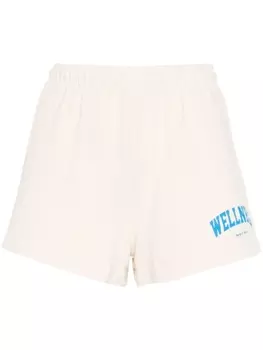 Sporty & Rich шорты Wellness Ivy Disco, нейтральный цвет