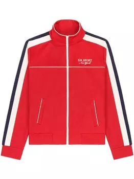 Sporty & Rich спортивная куртка с полосками, красный