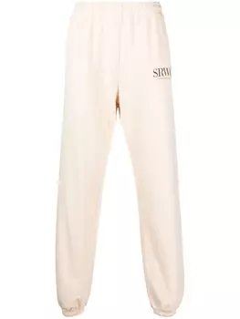 Sporty & Rich спортивные брюки с логотипом, нейтральный цвет
