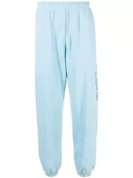 Sporty & Rich спортивные брюки с логотипом, синий