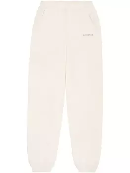 Sporty & Rich спортивные брюки Serif с логотипом, нейтральный цвет