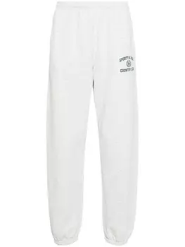 Sporty & Rich спортивные брюки Varsity Crest, серый