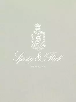 Sporty & Rich спортивные брюки Vendome с логотипом, зеленый