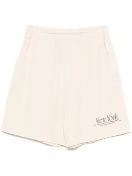 Sporty & Rich спортивные шорты NY 94, серый