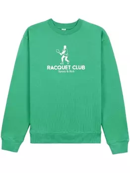 Sporty & Rich толстовка Racquet Club, зеленый