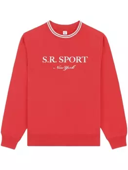 Sporty & Rich толстовка с логотипом, красный