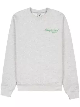 Sporty & Rich толстовка с логотипом, серый