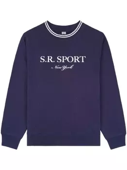 Sporty & Rich толстовка с логотипом, синий