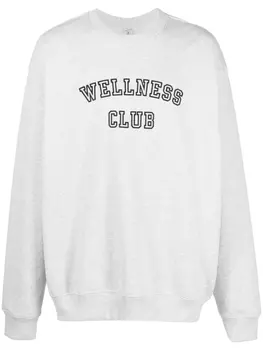 Sporty & Rich толстовка с надписью, серый