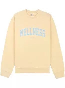 Sporty & Rich толстовка с надписью, желтый