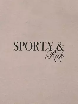 Sporty & Rich толстовка SR Initiative, серый