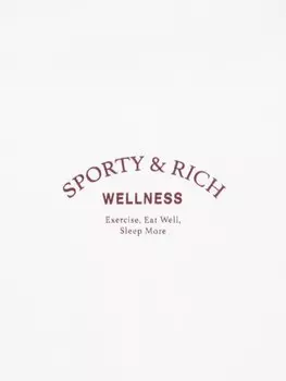 Sporty & Rich толстовка Wellness, белый