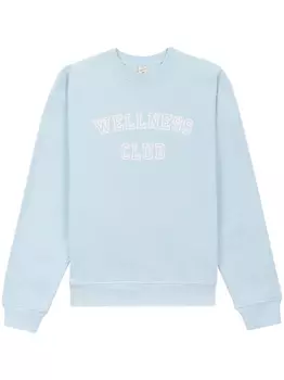 Sporty & Rich толстовка Wellness Club с круглым вырезом, синий