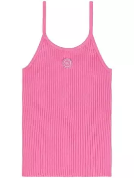 Sporty & Rich топ SRHWC в рубчик, розовый