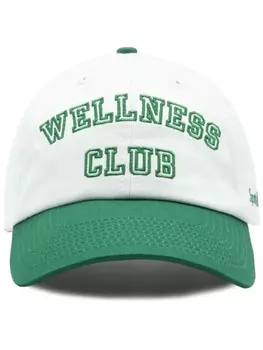 Sporty & Rich твиловая бейсболка с вышитым логотипом, белый