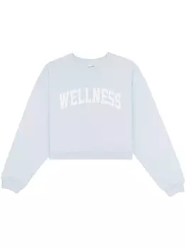 Sporty & Rich укороченная толстовка Wellness Ivy, синий
