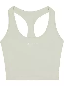 Sporty & Rich укороченный топ Runner Script, зеленый