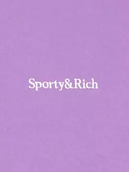 Sporty & Rich выцветшие прямые спортивные брюки, фиолетовый