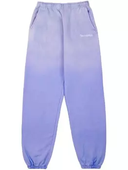 Sporty & Rich выцветшие прямые спортивные брюки, синий