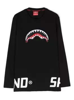 Sprayground Kid футболка с логотипом, черный