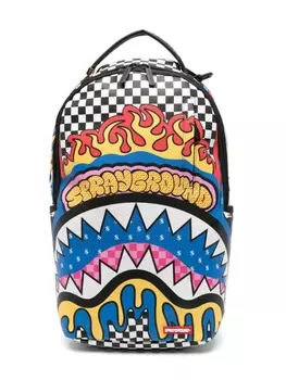 Sprayground Kid рюкзак Mosh Pit в шахматную клетку, черный