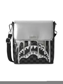 Sprayground kid сумка-мессенджер Metallic Drips, черный