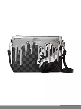 Sprayground kid сумка на плечо Metallic Drips, черный
