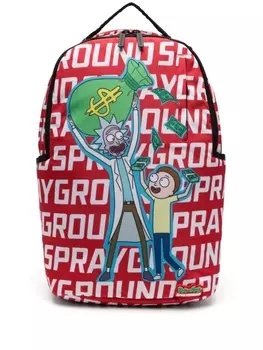 Sprayground kid x Рюкзак Рик и Морти DLXSR, красный