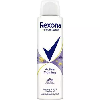 Спрей-антиперспирант Активное утро Rexona, 150 ml