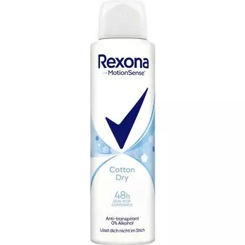 Спрей-антиперспирант Cotton Dry Rexona, 150 ml