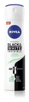 Спрей-антиперспирант для женщин Nivea Invisible Black & White Fresh