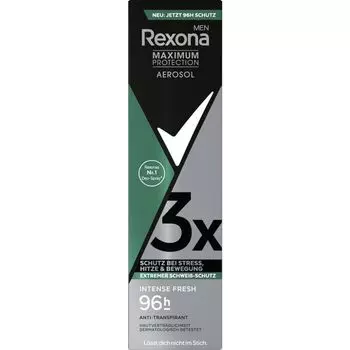 Спрей-антиперспирант Максимальная защита Intense Fresh Rexona, 150 ml