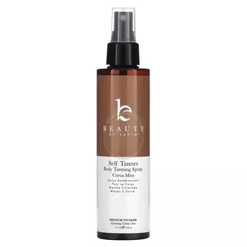 Спрей-автозагар Beauty By Earth для тела от среднего до темного цитрусовая мята, 177 мл