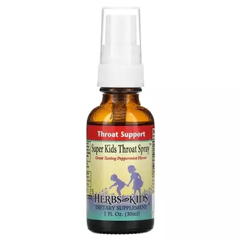 Спрей для детей Herbs for Kids Super Kids с мятой, 30 мл