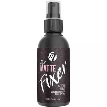 Спрей для фиксации макияжа Fixer с матовым финишем, стойкая ультратонкая формула, не тестируется на животных и веганская формула W7