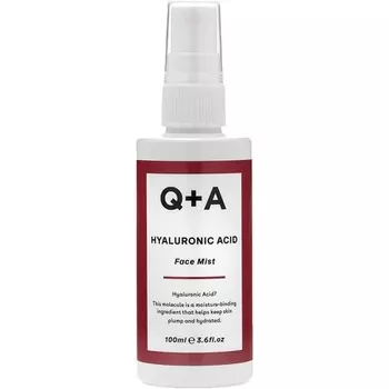 Спрей для лица с гиалуроновой кислотой, бетаином, алоэ вера и глицерином, 100 мл, Q+A