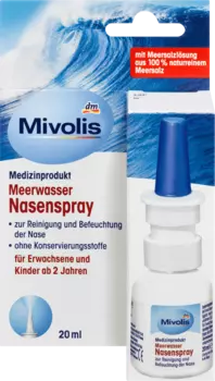 Спрей для носа с морской водой 20 мл. Mivolis