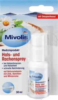 Спрей для шеи и горла 30мл Mivolis