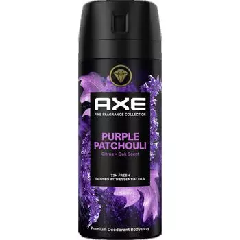 Спрей для тела Фиолетовый Пачули AXE, 150 ml