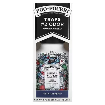 Спрей для туалета Poo-Pourri Ship Happens кокосовая фрессия и цитрусовые, 59 мл
